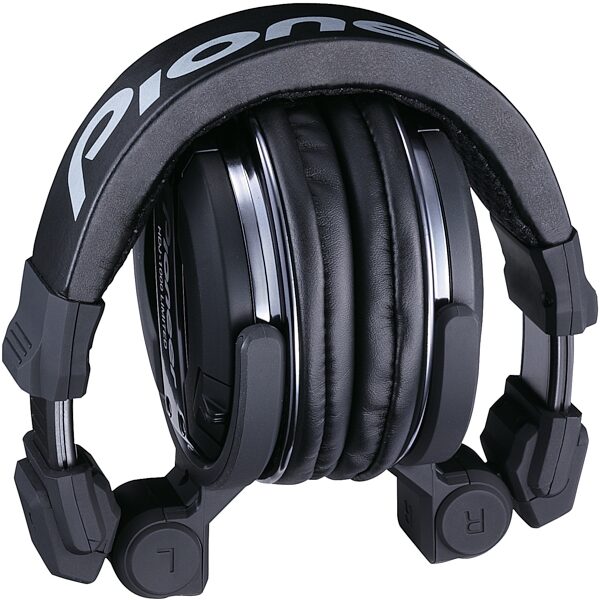 Pioneer HDJ-1000 Stereo Headphones, Black - Folded