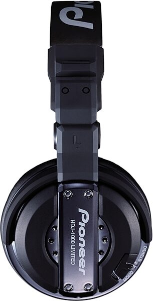 Pioneer HDJ-1000 Stereo Headphones, Black - Side