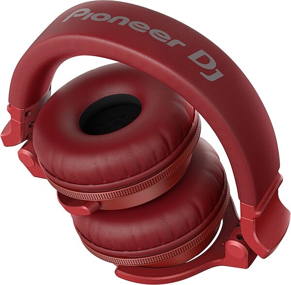 Pioneer DJ HDJ-CUE1BT Wireless Bluetooth DJ Headphones, Red, HDJ-CUE1BT-R, Action Position Back