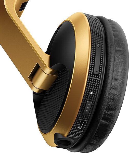 Pioneer DJ HDJ-X5BT Wireless Bluetooth DJ Headphones, Gold, Scratch and Dent, Action Position Back