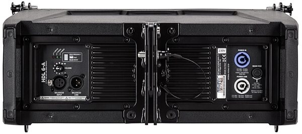 RCF HDL 6-A Active 2-Way Line Array Module Speaker, Black, Rear