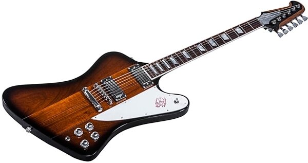 Gibson 2017 HP Firebird Electric Guitar (with Case), Vintage Sunburst Closeup