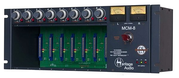 Heritage Audio MCM8 500 Series Rack with Analog Summing Mixer, 10-Channel, Main