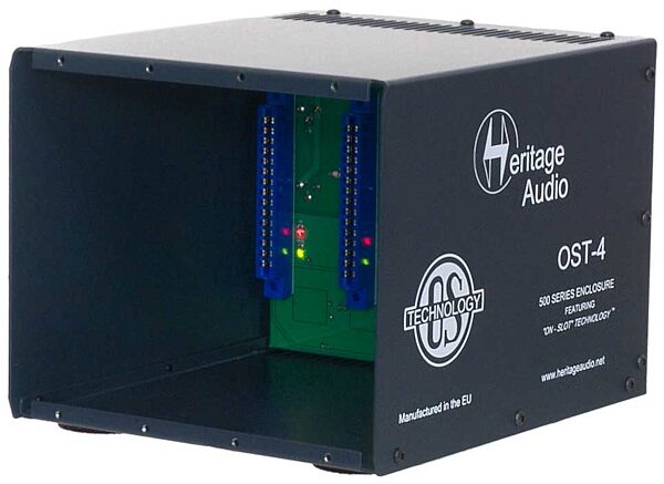 Heritage Audio OST-4 500 Series Slot Rack, 4-Module, Angle