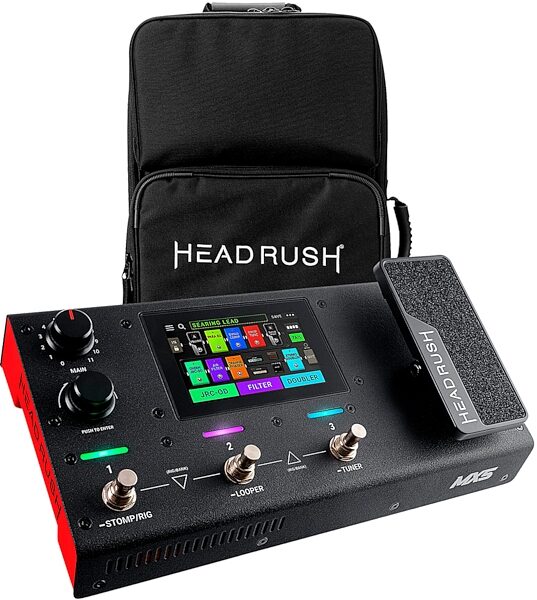 HeadRush MX5 Multi-Core Amp and Effects Modeler, Bundle with HeadRush Backpack, pack