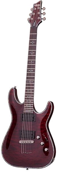 Schecter Hellraiser C-1 Passive Electric Guitar, Black Cherry