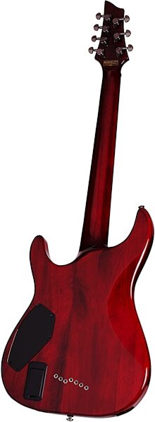 Schecter C-7 Hellraiser FR Electric Guitar with Floyd Rose, Black Cherry - Back