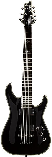 Schecter C-7 Hellraiser 7-String Electric Guitar, Black