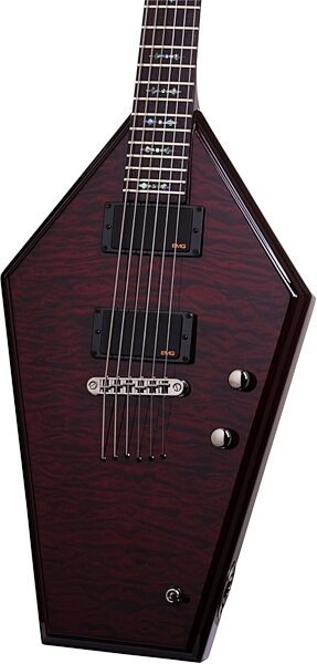 Schecter Hellraiser Casket Electric Guitar, Black Cherry - Body