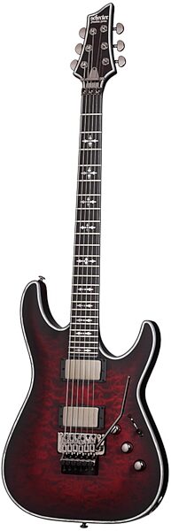 Schecter Hellraiser C-1 FR Extreme Electric Guitar, Crimson Red with Ebony Neck