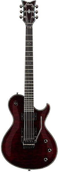 Schecter Hellraiser SOLO6 FR Electric Guitar with Floyd Rose, Black Cherry