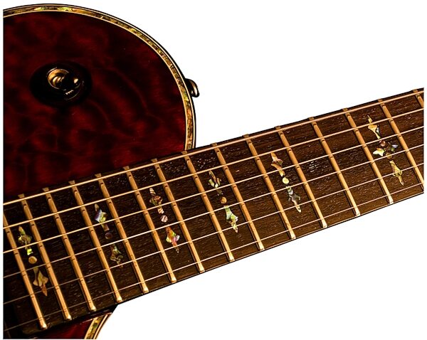 Schecter Hellraiser SOLO6 FR Electric Guitar with Floyd Rose, Black Cherry - Neck