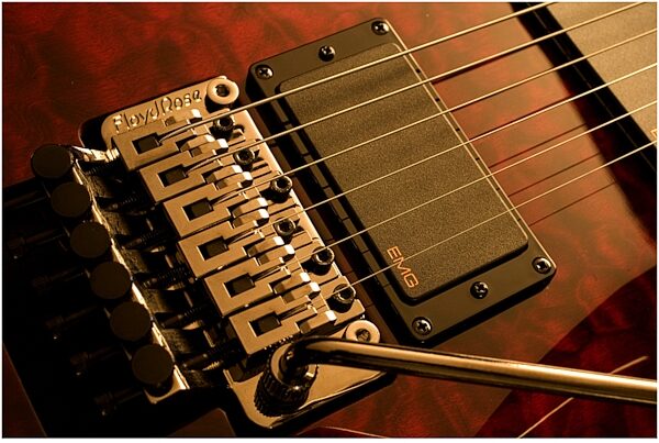 Schecter Hellraiser SOLO6 FR Electric Guitar with Floyd Rose, Black Cherry - Floyd Rose