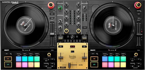 Hercules DJControl Inpulse T7 Premium DJ Controller, Blemished, Action Position Back