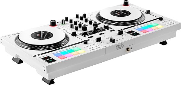 Hercules DJControl Inpulse T7 DJ Controller, White, Action Position Back