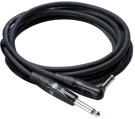 Hosa HGTR Right Angle Rean Pro Guitar Instrument Cable, 5 foot, Main