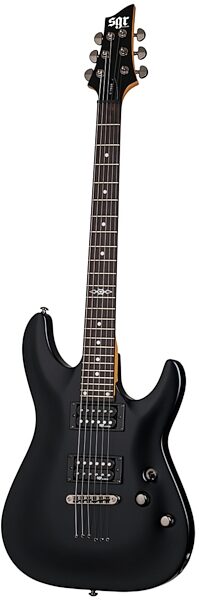 SGR by Schecter C1 Electric Guitar with Gig Bag, Satin Black