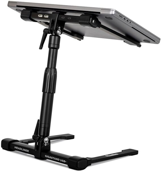 Headliner Gigastand USB Plus Laptop Stand, Blemished, Action Position Back