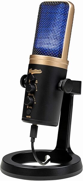 Headliner Roxy Stereo USB Microphone, Action Position Back
