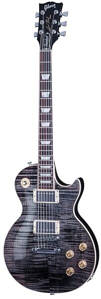 Gibson 2016 HP Les Paul Standard Electric Guitar (with Case), Transparent Black