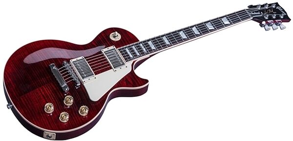Gibson 2016 HP Les Paul Traditional Premier Electric Guitar (with Case), Wine Red Closeup