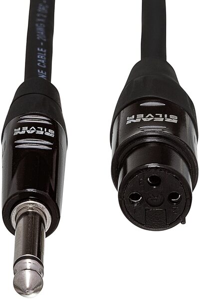 Hosa HMIC-HZ Pro Microphone Cable XLR3-F to 1/4", 25 foot, Action Position Back