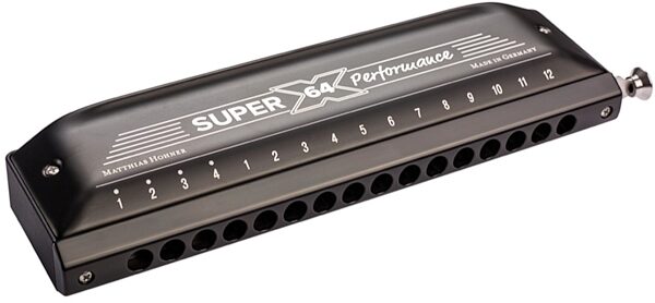 Hohner Super 64X Chromatic Harmonica, New, view