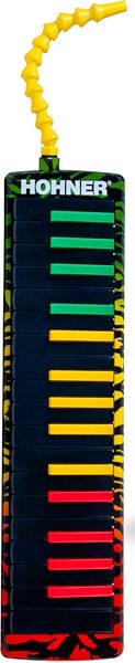 Hohner Airboard Rasta Melodica, 32-Key, New, Action Position Back