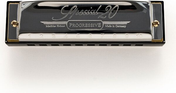 Hohner SPC20 Special 20 Harmonica, Keys of A, C, and G, Action Position Back