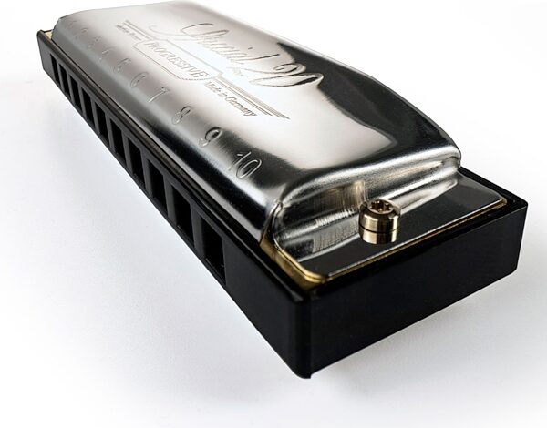 Hohner SPC20 Special 20 Harmonica, Key of A, Action Position Back