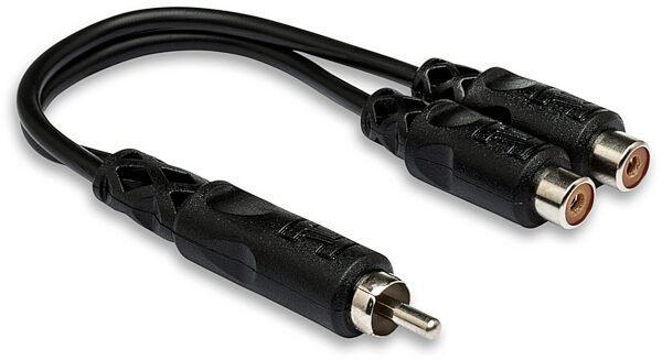 Hosa Y Cable (RCA Male to 2 RCA Female), New, Main