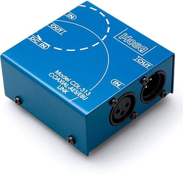 Hosa CDL-313 S/PDIF Coaxial to AES/EBU Digital Audio Interface, New, Action Position Back