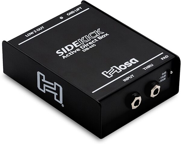 Hosa SideKick DIB-445 Active Direct Box, New, Action Position Back