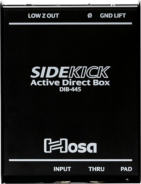 Hosa SideKick DIB-445 Active Direct Box, New, Action Position Back