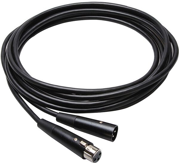 Hosa MBL XLR Microphone Cable, 5 foot, MBL105, Action Position Back
