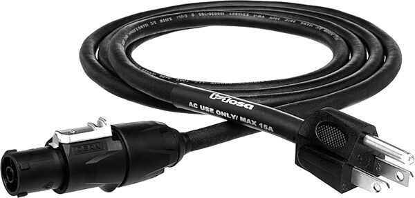 Hosa Power X to NEMA Cable, 6 foot, PRXN-106, Action Position Front