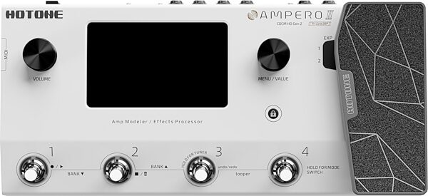 Hotone Ampero II Amp Modeler and Effects Processor, New, Action Position Back