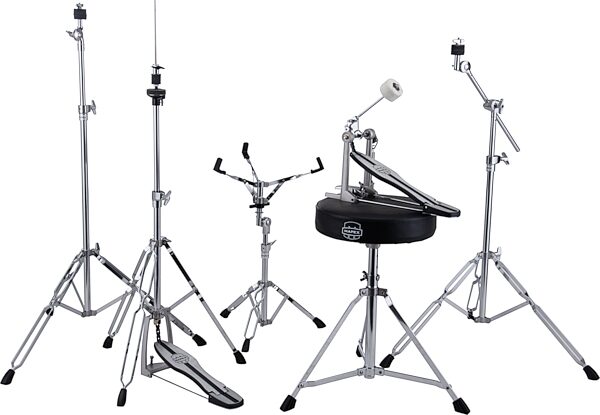 Mapex 250 Series Drum Hardware Pack P250/B250/C250/H250/S250, With T400 Drum Throne, Action Position Back