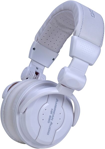 American Audio HP550 DJ Headphones, Snow White