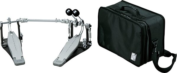Tama Dyna-Sync Double Pedal, Mirror Red, Action Position Back