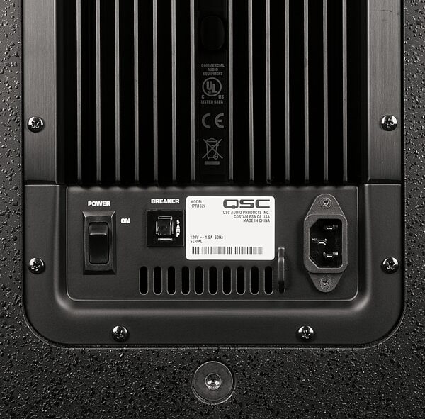 QSC HPR152i 2-Way Powered Loudspeaker (500 Watts, 1x15 in.), Power