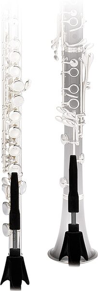 Hercules DS640BB Deluxe Flute/Clarinet/Oboe Stand, New, Action Position Back