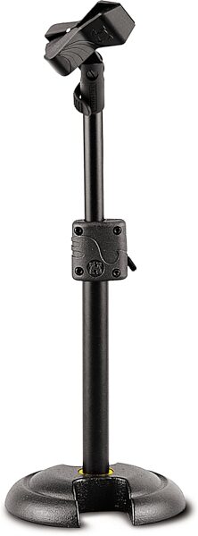 Hercules MS100B H-Base Low Profile Microphone Stand, New, Action Position Back