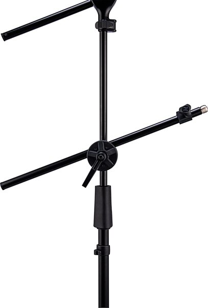 Hercules MS464BPRO Double Boom Microphone Stand, New, Action Position Front