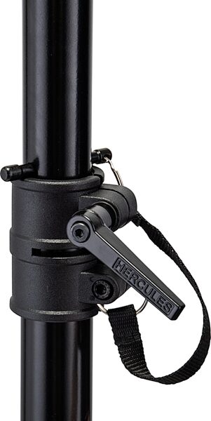 Hercules SS350B Adjustable Subwoofer Pole with M20 Hybrid Adapter, New, Action Position Back