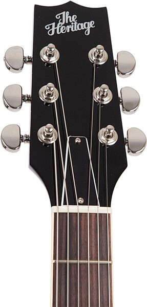 Heritage Standard H-535 Semi-Hollowbody Electric Guitar, Ebony, Action Position Back