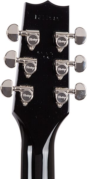 Heritage Standard H-535 Semi-Hollowbody Electric Guitar, Ebony, Action Position Back