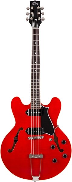 Heritage Standard H-530 Hollowbody Electric Guitar, Transparent Cherry, Action Position Back