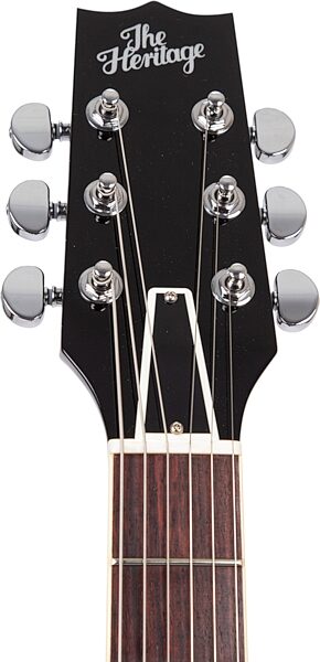 Heritage Standard H-150 P90 Electric Guitar, Ebony, Action Position Back