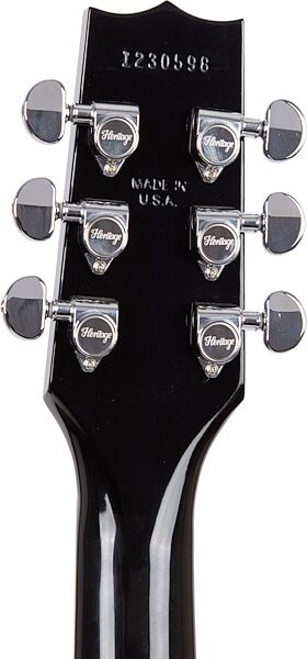 Heritage Standard H-150 P90 Electric Guitar, Ebony, Action Position Back
